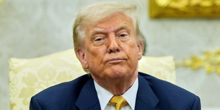 Republicans fixated on Epstein are getting ‘duped’ by Democrats, Trump insists