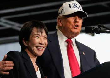 Trump says missiles for Japan’s F-35s will arrive ‘this week’ during visit to USS George Washington