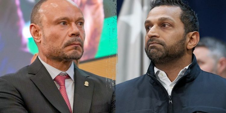 Patel, Bongino defend tenures, saying FBI ‘operating exactly as the country expects’